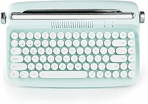 Retro Bluetooth Aesthetic Typewriter Style Keyboard