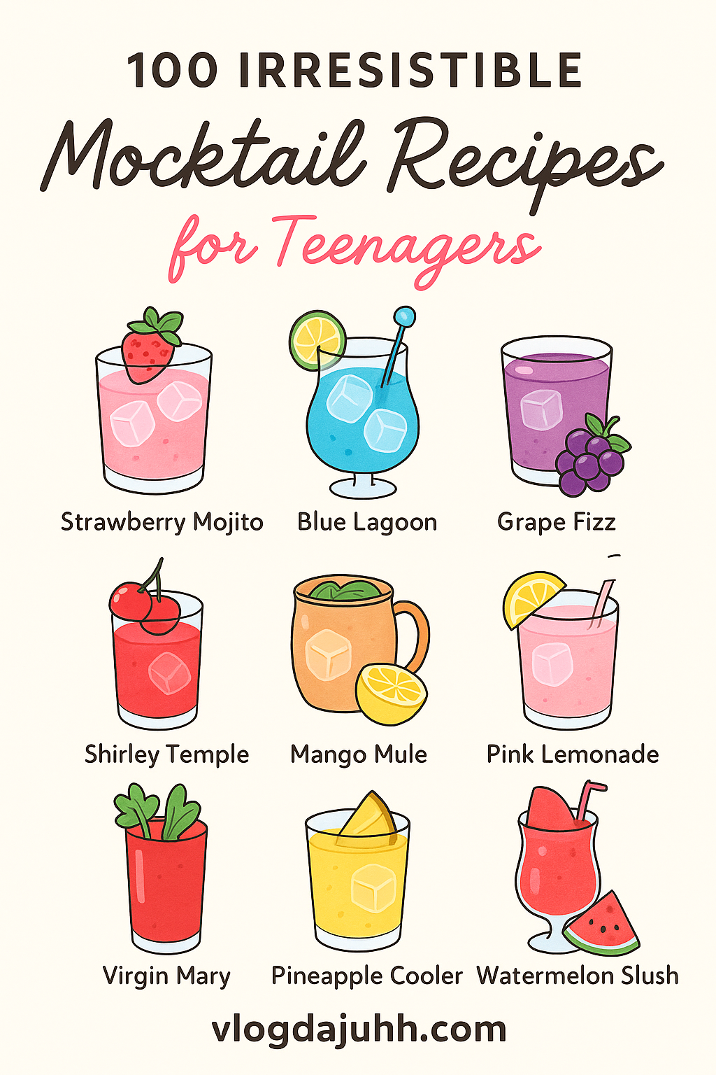 Mocktail Recipes for Teenagers