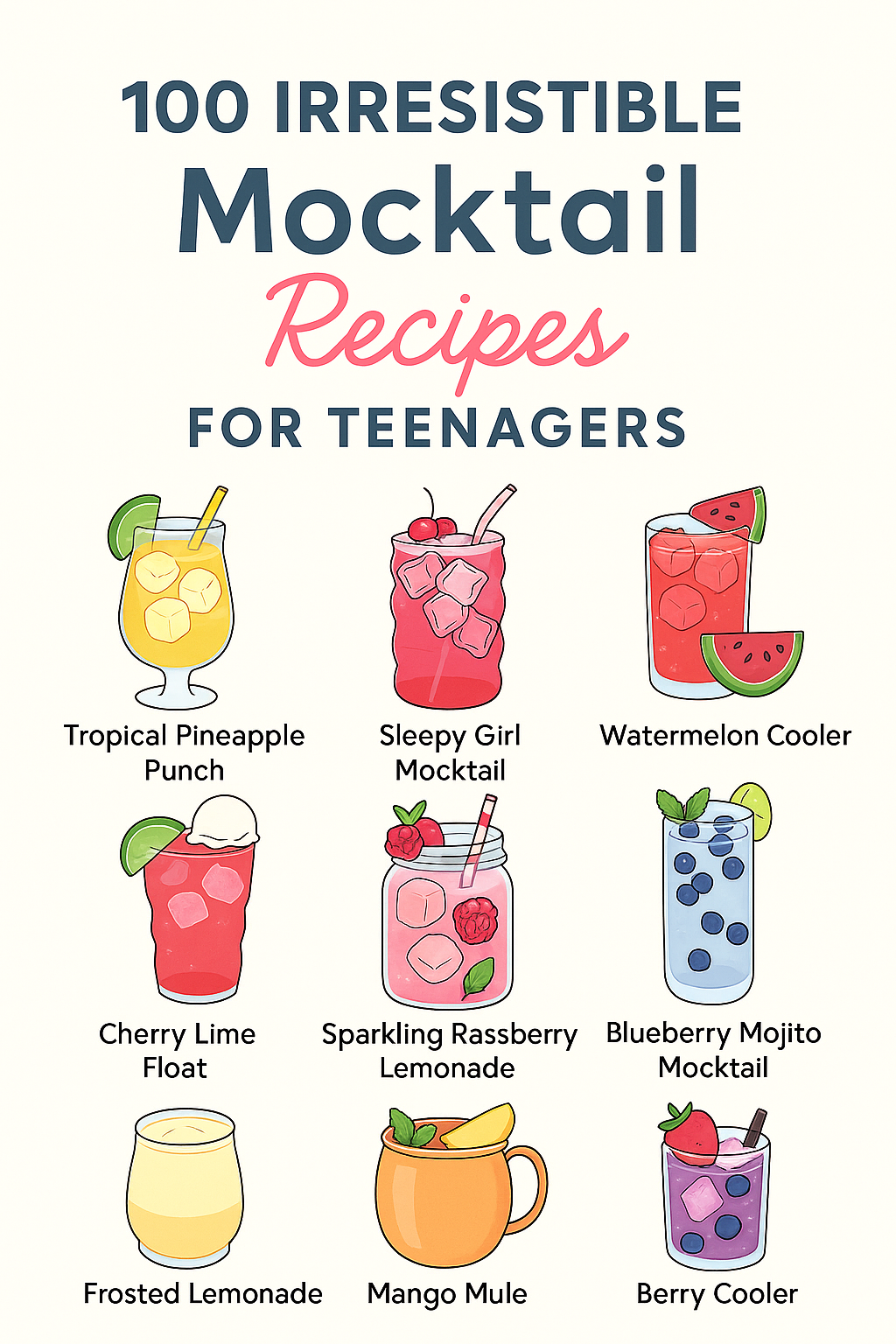Mocktail Recipes for Teenagers