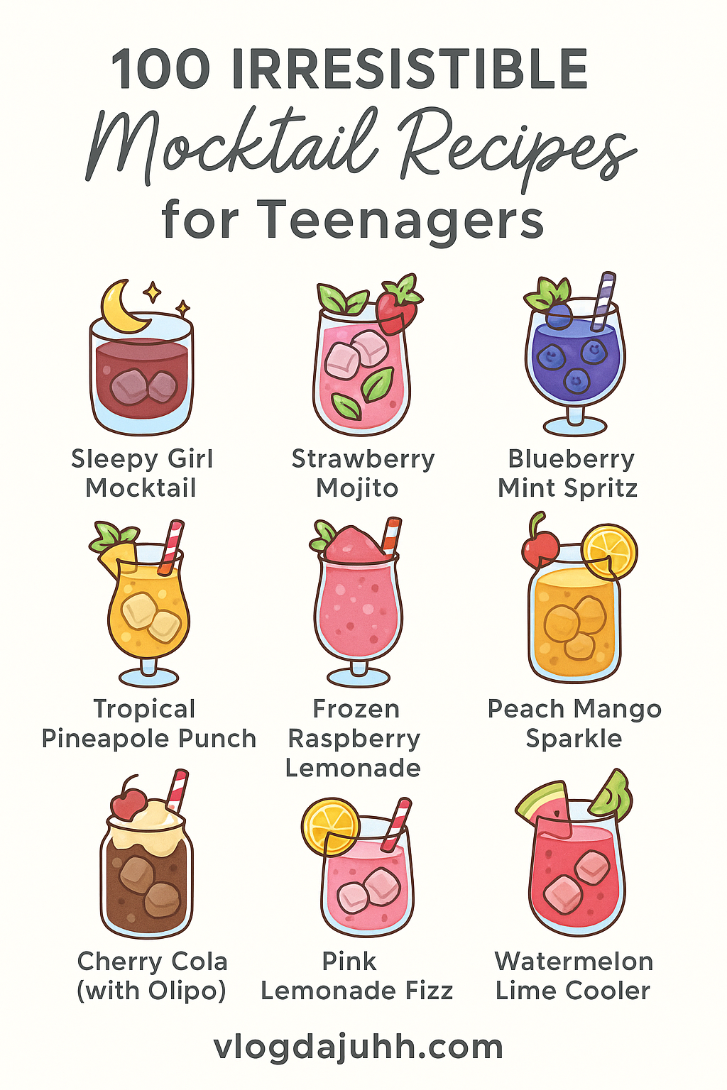 Mocktail Recipes for Teenagers