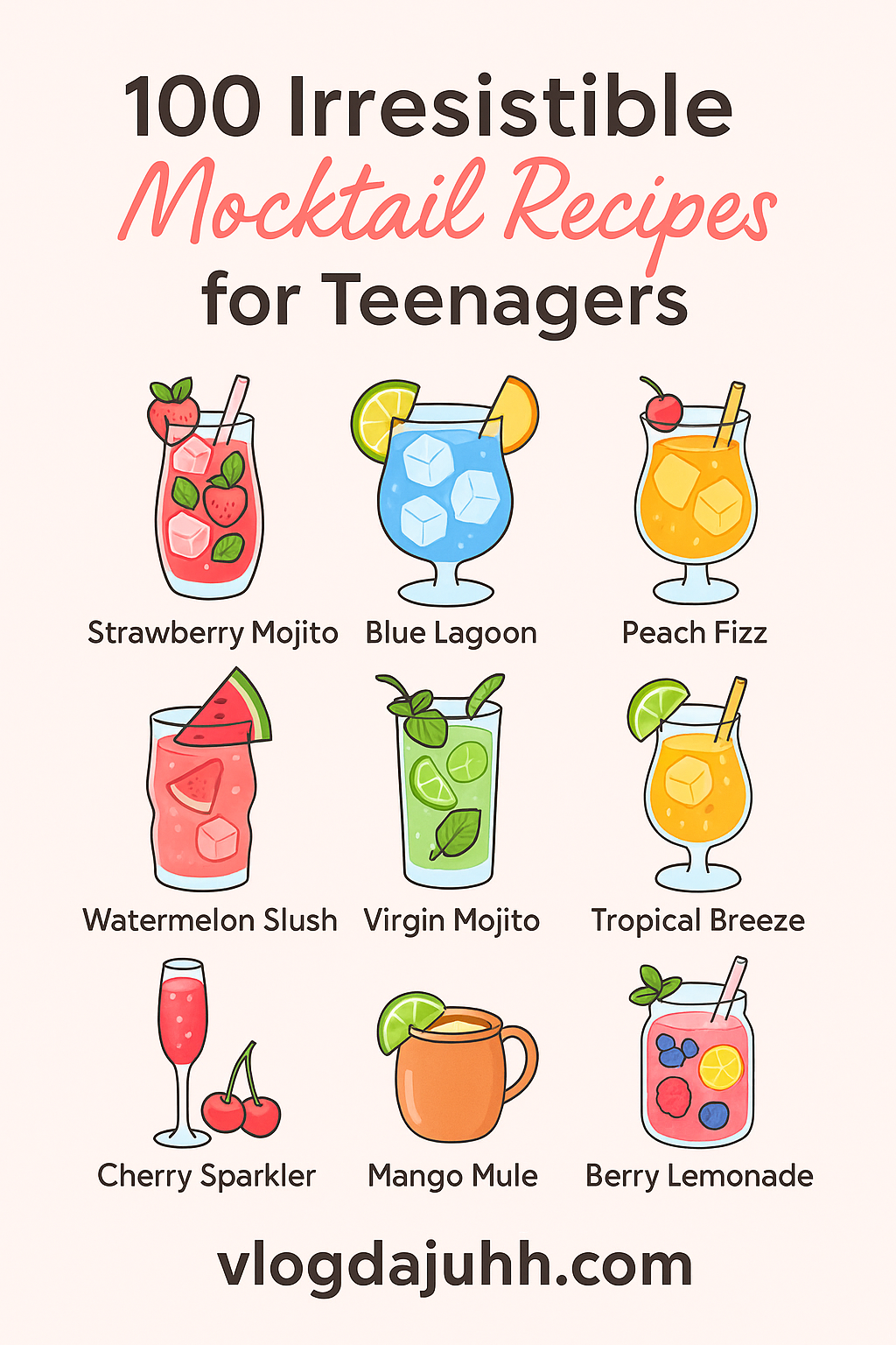 Mocktail Recipes for Teenagers