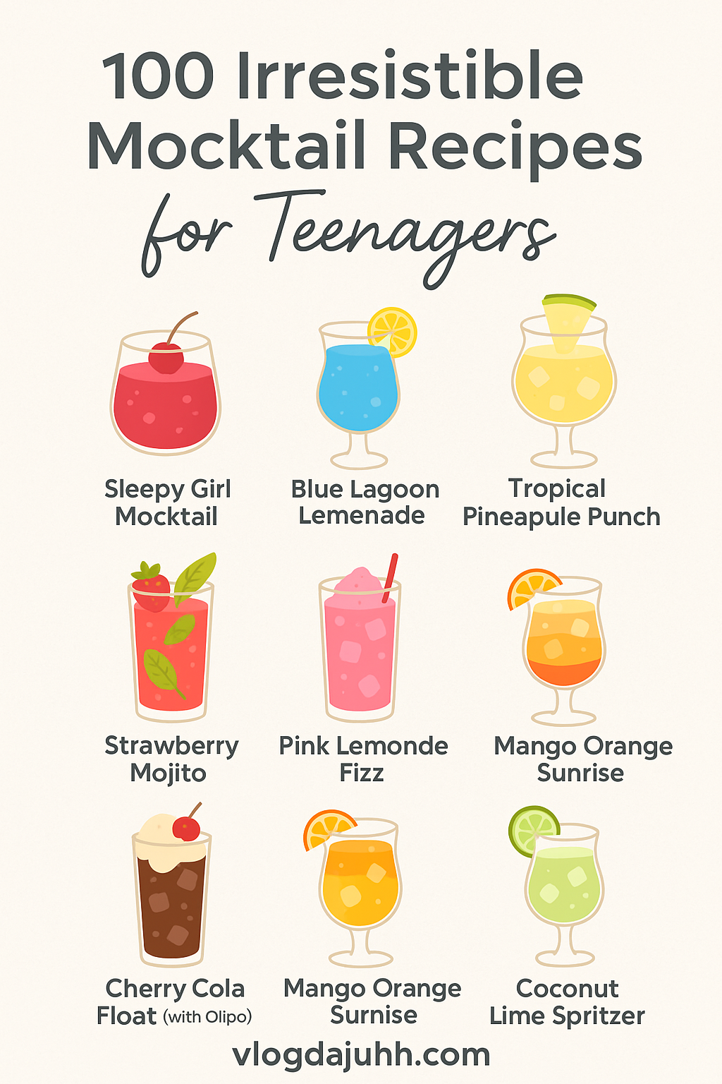 Mocktail Recipes for Teenagers