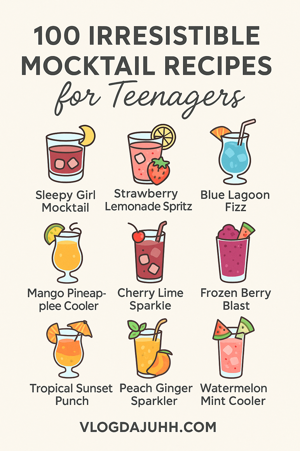 Mocktail Recipes for Teenagers