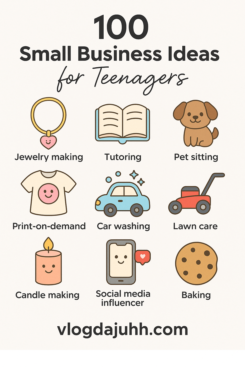 small business for teens