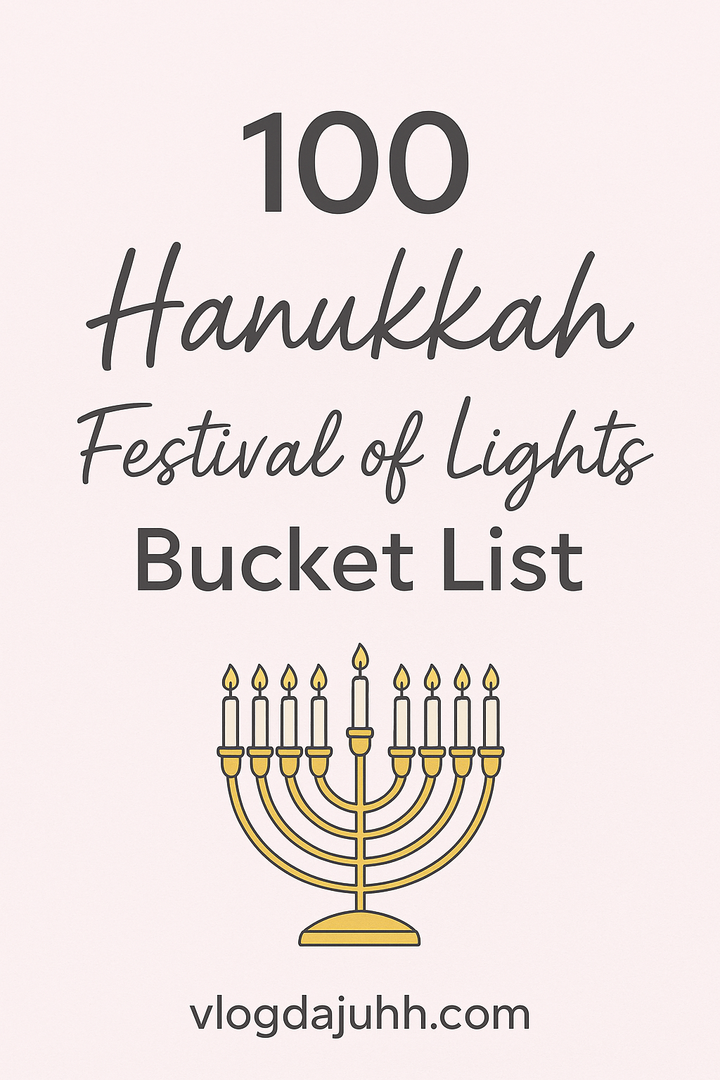 Hanukkah Festival of Lights Bucket List