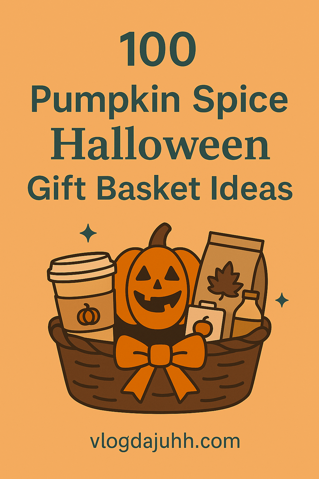 pumpkin-spice-halloween-gift-basket-ideas