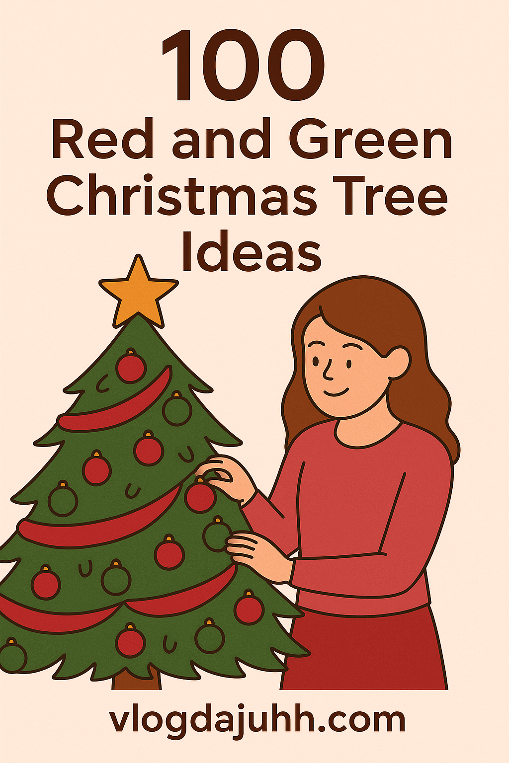red-and-green-christmas-tree