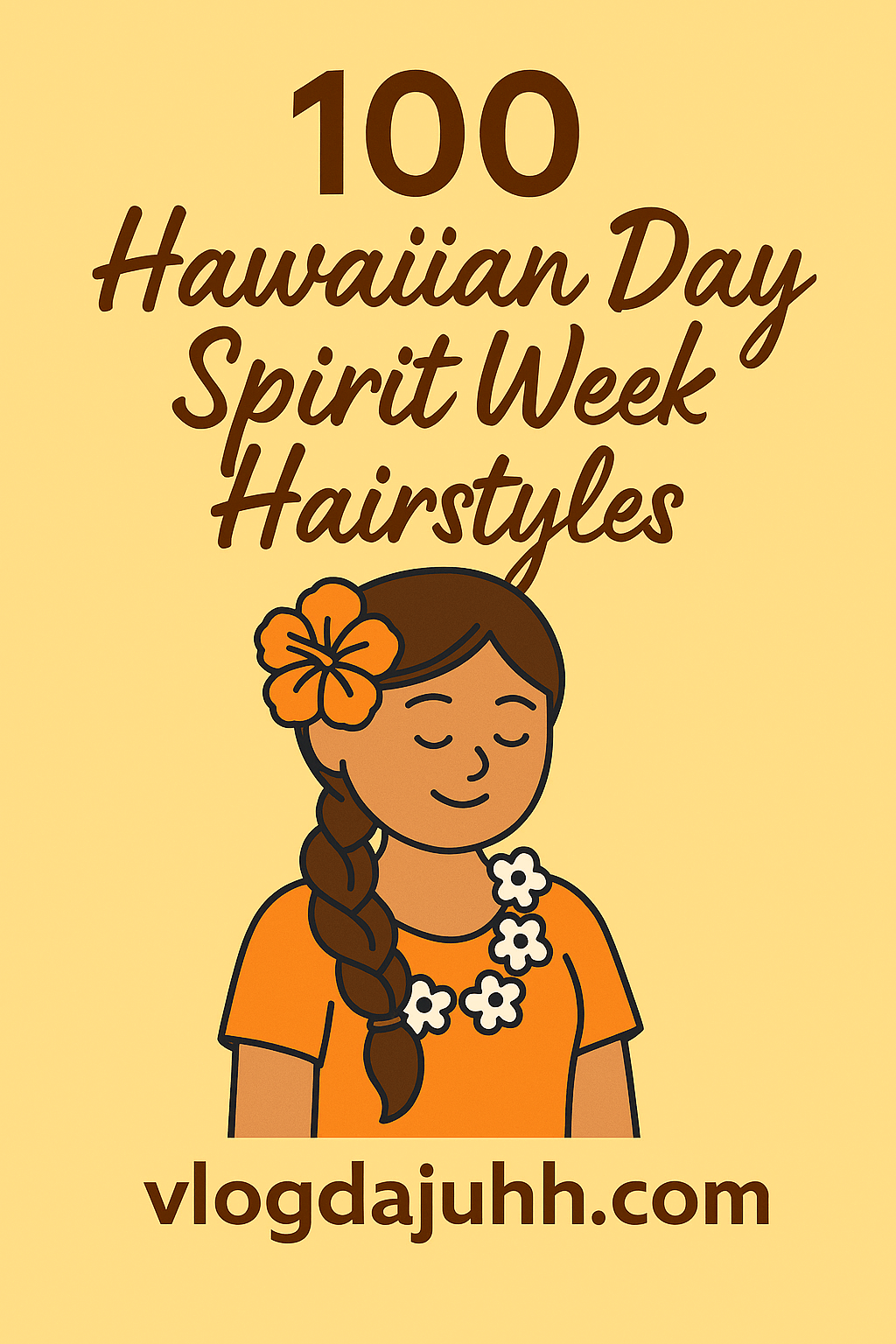 hawaiian-day-spirit-week-hairstyles