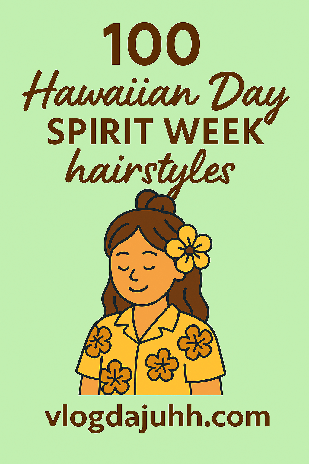 hawaiian-day-spirit-week-hairstyles