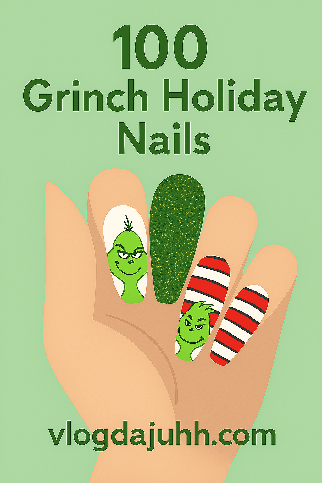 grinch-holiday-nails